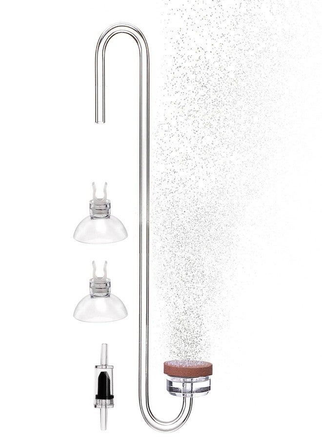 Clscea Acrylic CO2 Diffuser for Aquarium Planted Tank, Hooked version-20cm - Image 1